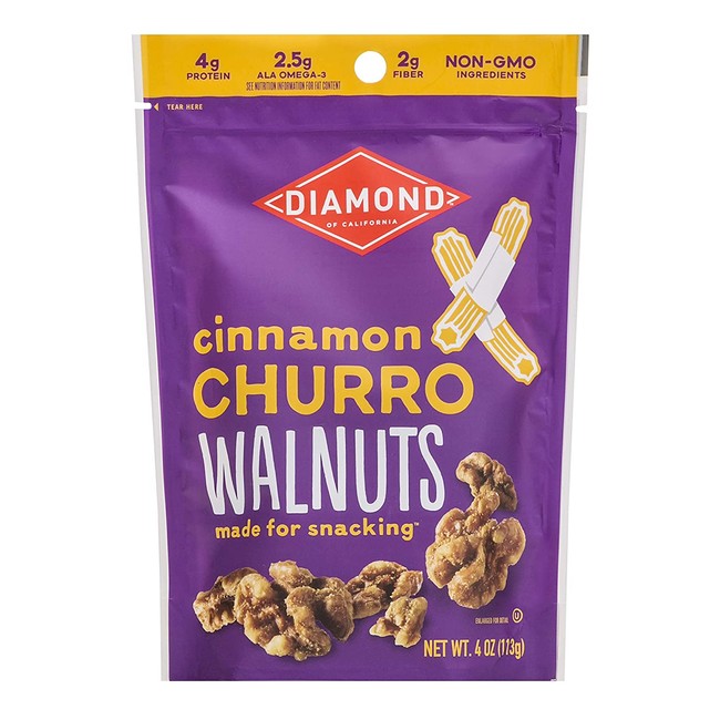 Diamond of California Cinnamon Churro Walnuts, 4 Ounce