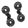 100pcs Shade Cloth Plastic Clips Round Fixing Clips for Greenhouse