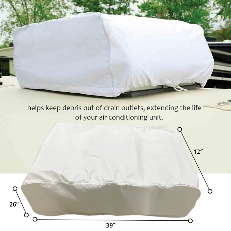 RV Air Conditioner Cover - A/C Dustproof Protective Case Accessories,