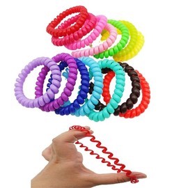 Various colors Rainbow colors Girls Toddler Children Kindergarten Strong spring hair bun hair tie Updo bun / 다양한 색상 무지개 컬러 여아 유아 아동 유치원 짱짱한 헤어 스프링 당고머리끈 올림 똥머리