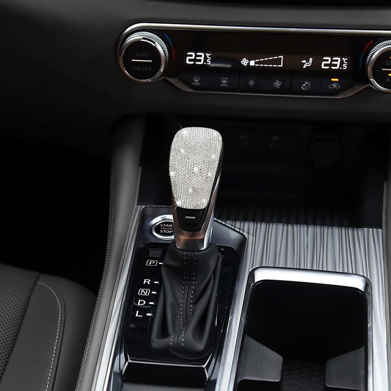 TOMALL Bling Gear Shift Knob Cover Compatible with Nissan Sentra