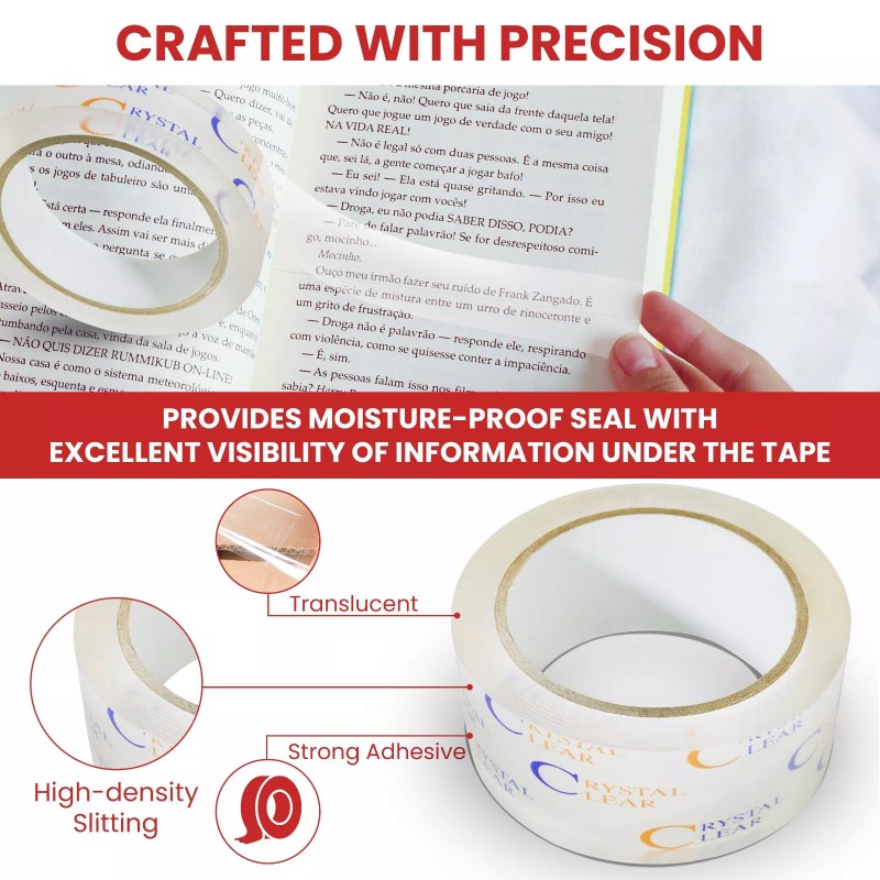 T.R.U. LP-20CC Book Repair Crystal Clear Label Protection Tape: 1"