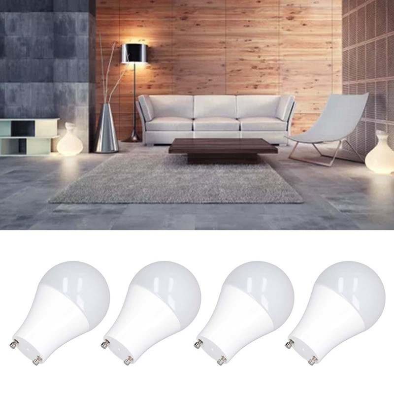 4PCS GU24 Light Bulb High Brightness Energy Saving LED A19