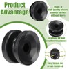 Pangda 50 Pcs Circular Ring Corner Post Electric Fence Insulators