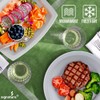 GSL 50 Super Rigid Paper Plates - Extra Strong White