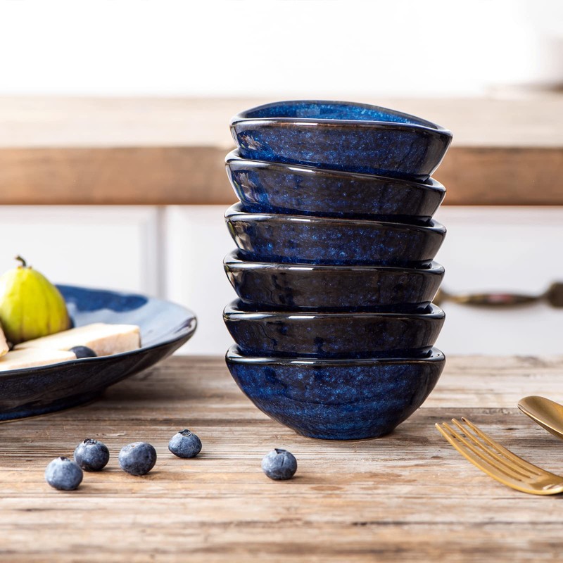 vicrays Ceramic Dipping Sauce Bowls – Small Charcuterie Dip Cups
