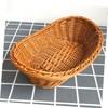 Ciieeo 1Pc Mini Decorative Basket Handmade Weaving Props for Easter