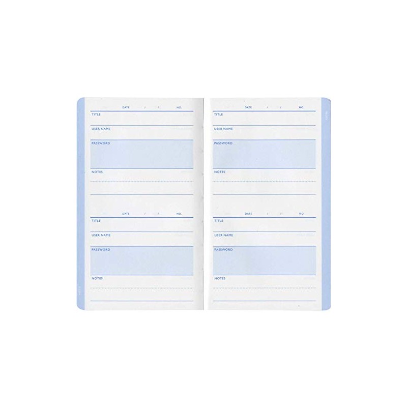 Password Book Navy [CP016]