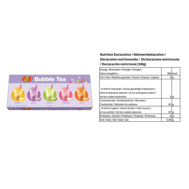 Jelly Belly Boba Milk Tea Jelly Beans Box, 4.25 ounce