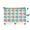 Cute Kawaii Baby Elephants Pattern Makeup Cosmetic Bag Organizer Pouch