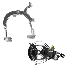 cyclingcolors Bicycle Road Bike Children's Brakes Brake Body with Brake Drum 90 mm Steel Front