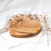 HOFMEISTER® Heart-Shaped Board Made of Olive Wood, 21 cm