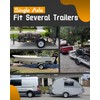 Autoholic Trailer Leaf Spring Kit 3500lb Single Trailer Axle 4