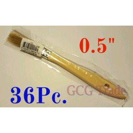 Merit 36 of 0.5 Inch Chip Brush Disposable for Adhesives Paint Touchups Glue 1/2"