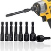 Yakamoz 8Pcs M4-M16 Screw Tap Socket Set 1/4 Inch Hex