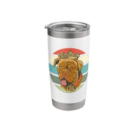 King Crypto Dog Cryptocurrency Blockchain Trading Investing Stainless Steel Insulated Tumbler