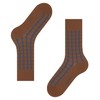 FALKE Men's Modern Tailor M So Cotton Patterned Socks, Braun