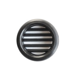 The T3 N Ventilation Grille Round Plastic Recessed, Black, 40 mm
