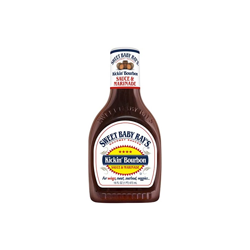 Sweet Baby Ray's Sauce and Marinade, Kickin' Bourbon , 16