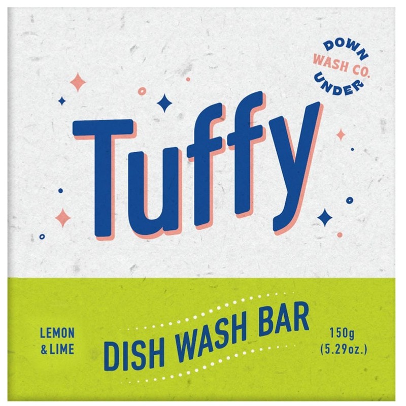 Downunder Wash Co Tuffy Dish Wash Bar - Lemon &