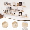 Picture Ledge Shelf, 24 inch Solid Wood Floating Shelves, Picture