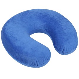 JAHEMU Nackenhörnchen Reise Nackenkissen Aufblasbar Reisekissen für Flugzeug Auto Zug 2 Stück (Blau und Lila)