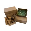 100 6x6x4 Cardboard Paper Boxes Mailing Packing Shipping Box Corrugated