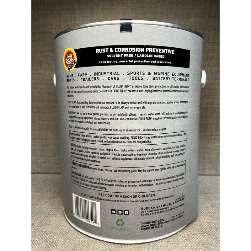 Gallon Fluid Film Black, Pro Undercoating Spray Gun, 32" 360*