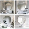 Sunniry Silver Round Mirror, Round Mirror 24 inch, Round Bathroom