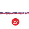 Tissue Festooning (red, white, blue) Party Accessory (1 count)