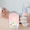 Beavorty 2 Stück Mini-Koffer für Wimpern mit Simulation, Trolley-Design, tragbar,