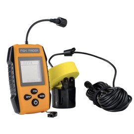 Portable Sonar Alarm Fish Finder with Sonar Transducer and LCD Display, for Kayak Fishing Boat Fishing Ice Fishing
