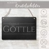 Slate Signs with Cord and Your Individual Engraving | Personal