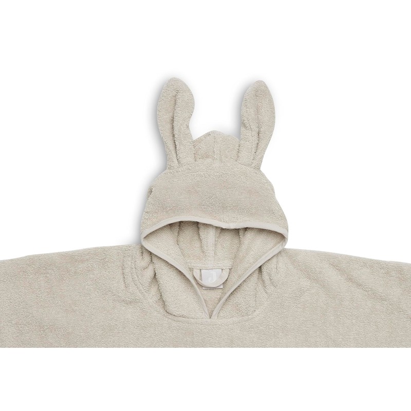 Jollein Badeponcho 65x62 cm Nougat Kapuzenbadetuch Handtuch beige | 533-550-00093