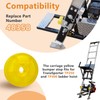 48358 Carriage Stop Roller Yellow Bumper Stop Replacement Parts for