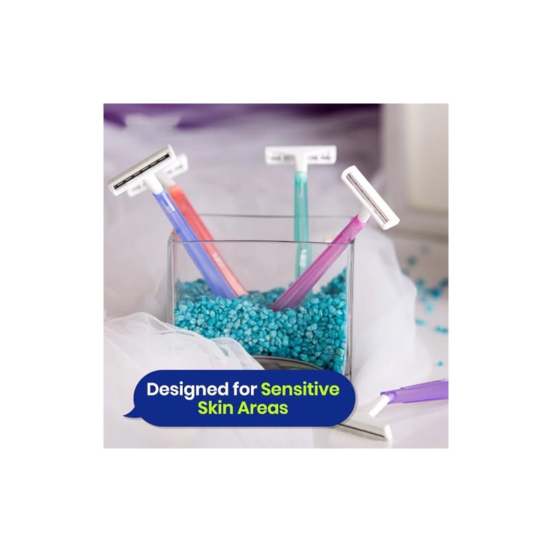 Bic Twin Lady Sensitive Razors - Twin Blade Smooth Shave