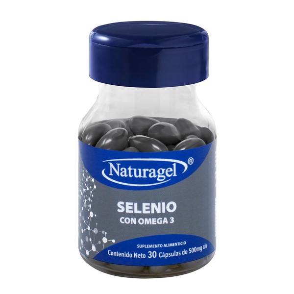 Selenio Selenio con Omega 3 30 Cpsulas SoftGels Antioxidante Mineral