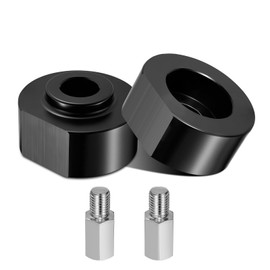 BDFHYK Front leveling kit fit 1981-1996 F150 2WD, 1999-2022 F-250, F-350 Super Duty 2WD,2000-2005 Excursion 2WD, 2" Lift Spring Spacers with 3/4" Stud Extenders Kit Suspension Leveling Lift Kit