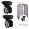 Luqeeg Luggage Suitcase Replacement Wheels - 360° Swivel Wheel Replacement
