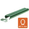 Rapid High Performance Galvanised Green Pet Coated Fence Hog Rings,