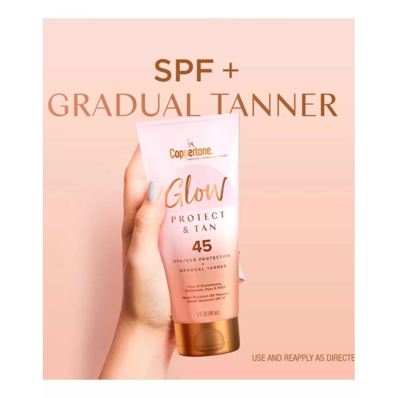 Coppertone Protector Solar Glow 45 Protect & Tan