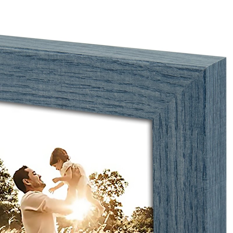 Golden State Art, 5x7 Double Picture Frame Vertical Hinged Photo