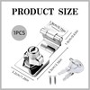 1PCS Keyed Hasp Lock Hasp and Staple 90 Degrees Padlock