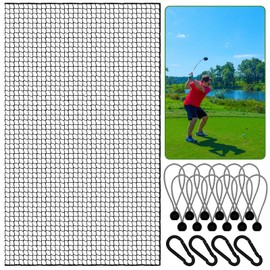 Golf Net,10Ft,15Ft,20Ft,25Ft,30Ft Golf Practice Net,Golf Hitting Net Perfect for Backyard and Indoor Usage – Practice Golf Anytime, Anywhere (15 x 20 FT, Black)