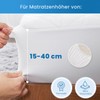 Livessa Quilted Mattress Topper 90 x 200 Waterproof