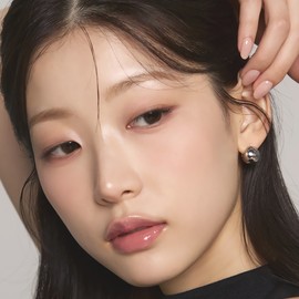 [Exclusive] Gold&Deer 14K Goldfield Big Round Ball One-Touch Earrings White Gold / [단독] 골드앤디어 14K 골드필드 빅 라운드 볼 원터치 귀걸이 화이트골드