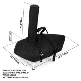 Onlyfire Pizza Oven Cover for Ooni Karu 12, Outdoor Protective Oven Cover Heavy Duty Waterproof Weather Resistant Dust-Proof