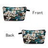 MoCaliduccious Flower Makeup Bags for Zipper Cosmetic Pouch Travel Toiletry