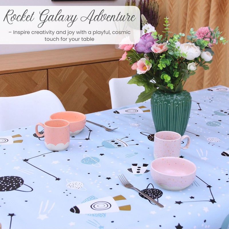 KP HOME Wipe Clean Tablecloth Rectangular 78.7"x 55.1" (200x140cm) -