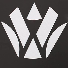 G6 Car Emblem Corners Inlays Film Sticker Perfect Fit by Finest Folia